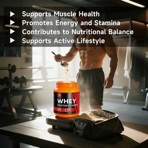 אבקת חלבון מי גבינה מבודד OEM/ODM עם חלבון מי גבינה לאנרגיה טבעית יומיומית ורווחה, בקבוק 900 גרם/מותאם אישית - Product Image 2