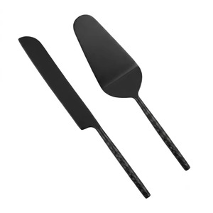 Couteau à gâteau de mariage en acier inoxydable en promotion pour la découpe de gâteaux, célébrations et réceptions, disponible au prix export - Product Image 5