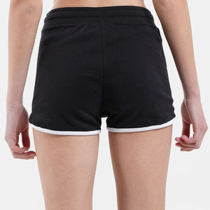 Shorts Bermuda de Cintura Alta para Mujer, Logotipo Personalizado, Felpa de Algodón, Transpirables, de Secado Rápido, Teñido Liso, Cintura Elástica, Verano - Product Image 5