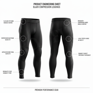 Whole Sale Cheap Price High Quality Solid Plain Blank Compression Leggings Training Jogging Exercise Custom Printed Skinny Pants - Product Image 2
