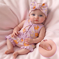 Poupées reborn en silicone intégral Babeside 16 pouces Hallie, poupées réalistes, poupées reborn pour filles, fabricant en gros de poupées reborn
