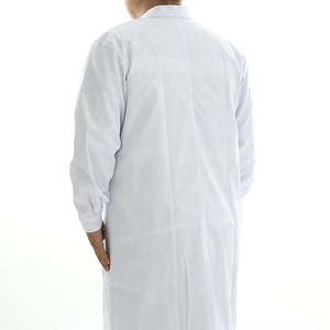 Blouse d'hôpital pour hommes, blouse de laboratoire infirmière, broderie personnalisée, manches longues, commande en gros, haute qualité, tissu tricoté 100% coton - Product Image 4