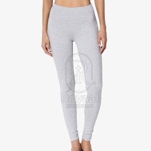 Leggings de yoga à taille élastique, couleur unie, dernier design, best-seller, faible MOQ, prix de gros pour femmes. - Product Image 4