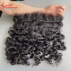 Perruques Lace Closure Frontal à prix abordable, cheveux humains vietnamiens, dentelle transparente/HD - Product Image 6