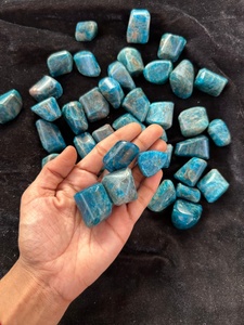 Agate Rais de Haute Qualité, Pierre Naturelle Bleue, Billes Roulées, Pierres de Gujarat pour la Décoration de Table à Domicile et la Thérapie par la Guérison - Product Image 2