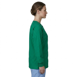 Chaqueta Médica de Enfermería para Mujer, Blusa de Hospital con Cuello Redondo y Botones, Chaqueta de Enfermería para Mujer - Product Image 4