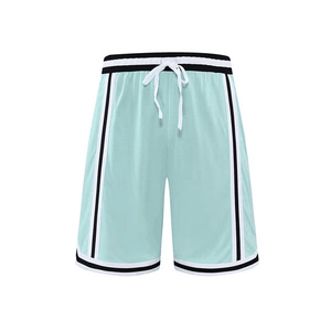 Men's Purple Basketball <b>Shorts</b> With Yellow Stripes Quick Dry Drawstring Waist Regular Fit All Seasons Sport Apparel - Product Image 4
