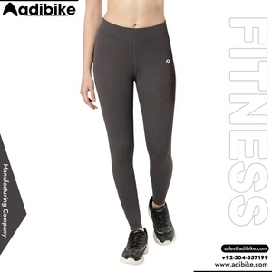 Pantalons de yoga pour femmes les plus vendus, couleurs unies et designs personnalisés avec logo personnalisé, prix d'usine, legging - Product Image 4