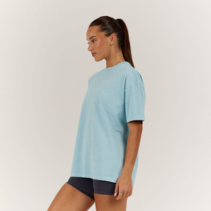 Heavyweight Cotton Logo Front Plus Size Men Women Acid Wash Distressed T-<b>shirt</b> Print Oversize Custom Vintage Women's T-<b>Shirt</b> - Product Image 3