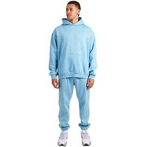 Venta al por mayor Unisex Chándal Ropa informal Sudadera con pantalones Jogger Etiqueta privada Ropa atlética Chándal para hombres y mujeres - Product Image 2