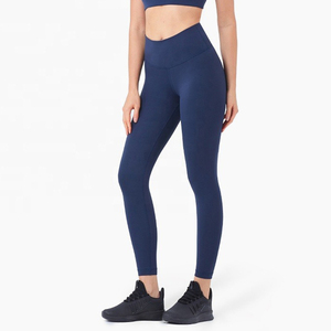 Pantalons de sport sans couture, leggings de yoga extensibles à compression douce pour femmes, taille haute, respirants, vêtements de sport pour l'entraînement - Product Image 1