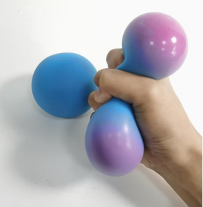 ชุดลูกบอลออกกำลังกาย EPP แบบพกพา ขนาด 65 มม. สีเหลืองส้ม ของเล่นคลายเครียดสำหรับการฝึกออกกำลังกาย - Product Image 3