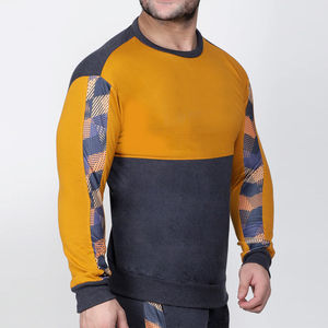 Survêtements décontractés pour hommes, personnalisables avec étiquette privée, respirants, imprimés, en tissu contrastant, faible MOQ, survêtements OEM en promotion - Product Image 4