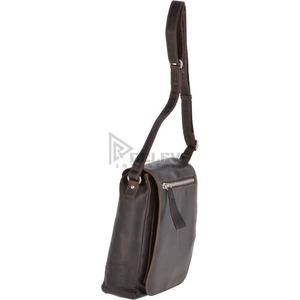 Bolso Bandolera de Cuero de Grano Completo y Nylon Hecho a Mano para Hombre, Bolso de Viaje de Fin de Semana, Bolso de Pecho para Exteriores de 30-40L, RELEVO INDUSTRIES - Product Image 3