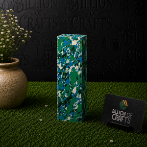 Premium Recone Stone Block <b>Multicolor</b> Composite Blank Eco-Friendly Dishwasher Safe for Knife Handles <b>Pen</b> Turning & Custom Crafts - Product Image 4