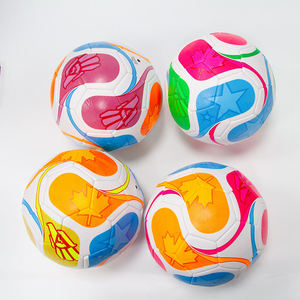 Ballon de football en cuir PU léger, cousu à la machine, taille 3, mini ballon de football pour enfants - Product Image 3
