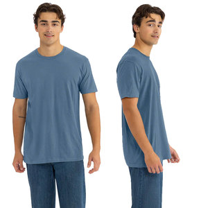 เสื้อยืดคอตตอนริงสปันพรีเมียม 180 กรัม แบบถัก ระบายอากาศได้ดี สำหรับทุกเพศ ขายส่งจำนวนมากสำหรับแบรนด์เสื้อผ้า ร้านค้าปลีก และโปรโมชั่น - Product Image 4