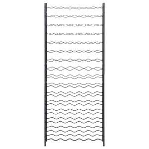 ชั้นวางไวน์เหล็กสีดำสำหรับ 96 ขวด - Product Image 3