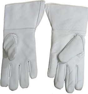 ถุงมือหนังสีขาวสำหรับเครื่องราชอิสริยาภรณ์เมสัน: พิธีมอบตำแหน่งนายทหารอัศวินเทมพลาร์ – คุณภาพพรีเมียม - Product Image 3