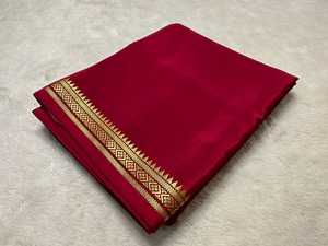 Reine Viskose-Seide Chit Pallu Saree Weich Leichtgewichtig 120g Schnelltrocknend Moderne Damenkleidung für Alle Jahreszeiten Diwali Hochzeit Casual Ethnische Tracht - Product Image 6