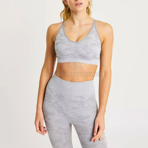 ชุดโยคะผู้หญิงดีไซน์ล่าสุด ชุดโยคะไร้รอยต่อ ชุดโยคะลำลองสำหรับผู้หญิง - Product Image 4