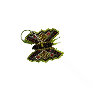 Festival Embroidery Beaded Keychains Handmade Seed Beads Embroidery Keychain Gift with Accept Custom Design - Product Image 6