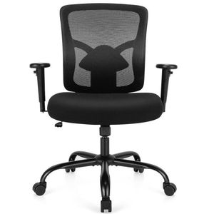 400LBS Mesh Big and Tall Swivel Task Chair <b>Comfortable</b> Office Chair - Product Image 3