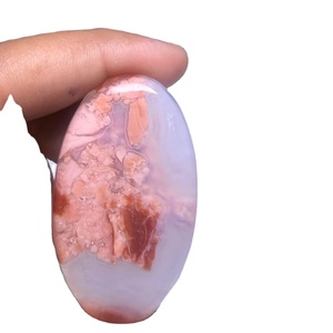 Cabochon en Agate Coton Naturel de Haute Qualité, Pierre Précieuse en Vrac pour la Fabrication de Bijoux - Product Image 2