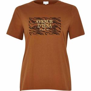Camiseta de verano para mujer, cuello redondo, corte regular, manga corta, color sólido, 220 g/m². - Product Image 2