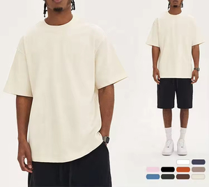T-shirts décontractés pour hommes 100 % coton, respirants, à manches américaines, avec logo personnalisé, conception OEM USA - Product Image 4