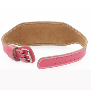 เข็มขัดยกน้ำหนักสำหรับผู้ชายและผู้หญิง เข็มขัดยกน้ำหนักหนัง เข็มขัดพยุงหลังสำหรับยกน้ำหนัก - Product Image 4