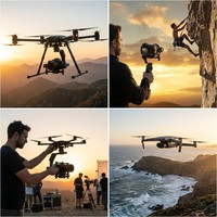 Estabilizador de Gimbal Rígido-Flexible para Drones, PCB de 3 Ejes, Control de Motor sin Escobillas, Soporte para Cámara Multicapa