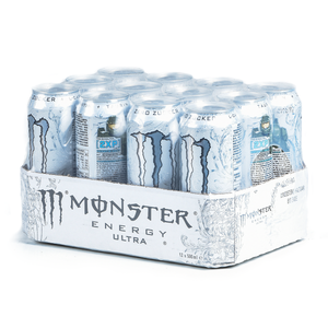 Venta al por Mayor de Bebidas Energéticas Monster Energy Ultra White, 48 Latas de 0.5L, Sin Azúcar, Bebida Energética a Granel, Sin Azúcar, Baja en Calorías - Product Image 5