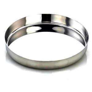 Round Stainless Steel Plate Dish <b>Mirror</b>/Satin Polish Party Dinner Plate Indian Thali Mess <b>Tray</b> Modern Design Khomcha - Product Image 4
