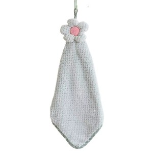 Toalla de Mano de Algodón de Estilo Moderno, Suave y Lisa, para Baño, Salón, Spa, Gimnasio, Fabricante Mayorista, Apliques Florales de Algodón - Product Image 6