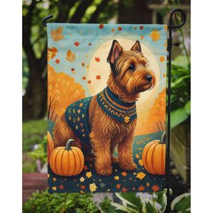 Welsh Terrier Automne Jardin Drapeau Multicolore Boîte Aux Lettres Décoratif Yard Drapeau Bannière Patio Illustration pour Lits De Fleurs Petite Taille - Product Image 3