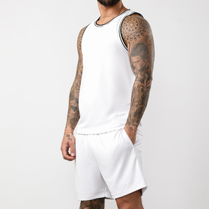 HAWK EYE SPORTS Débardeur de sport pour homme en polyester/coton respirant à séchage rapide avec options de logo multi-positions pour la musculation - Product Image 1