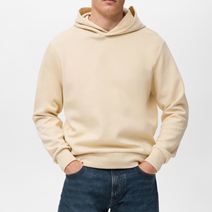 Pull à Capuche Tricoté Personnalisé pour Homme – Collection Automne Hiver 2026 – Sweat-shirt Oversize Épais Style Uni – Fournisseur OEM - Product Image 1