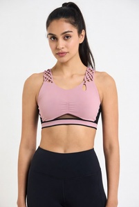 Top Quality Women Yoga Fitness Sexy <b>Bra</b> Sportswear Fitness <b>Stretch</b> Seamless <b>Bra</b> With Custom Logo - Product Image 2