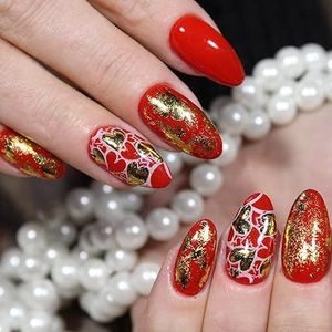 10 Colori 500 Fogli di Carta Metallizzata Dorata per Decorazione Slime, Doratura Mobili, Fai da Te, Unghie, Arte e Artigianato Creativo - Product Image 2