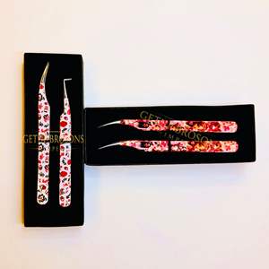 Las mejores pinzas para pestañas GETUP BROSONS IMPEX de 90 grados, diseño de muñecas Brat, de acero inoxidable recubierto de papel, con ángulo de 45 grados - Product Image 5