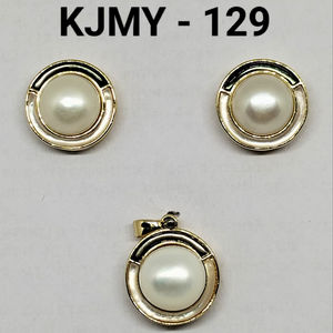 Ensemble de pendentifs en perles d'eau douce naturelles, pendentif rond en perle, fabricant en gros - Product Image 4