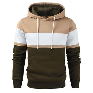 Sweats à capuche pour hommes unis, vente chaude, logo personnalisé, sweats à capuche tendance, thermiques, manches longues, dernier design, service OEM pour sweats à capuche pour hommes - Product Image 1
