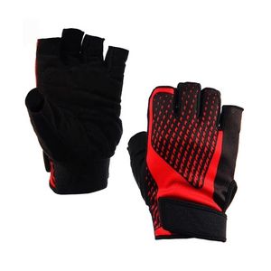 Guantes de Levantamiento de Pesas con Agarre Hexagonal Rojo, Antideslizantes, para Entrenamiento Físico, Protector de Manos, Servicio Personalizado OEM - Product Image 1