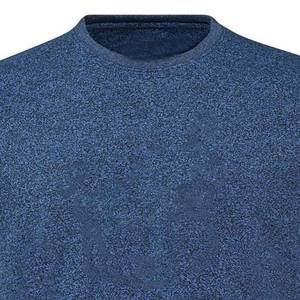 T-shirt en coton bleu respirant à col rond et manches courtes, décontracté, uni, durable, confortable, nouvelle arrivée, t-shirts pour hommes - Product Image 3