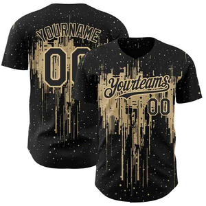 เสื้อเบสบอลลายทางผู้ชายขายดีที่สุดจาก OEM ผลิตจากโพลีเอสเตอร์ 100% ระบายอากาศได้ดี แห้งเร็ว พิมพ์ลายแบบไหม ปรับแต่งได้ คอวี แขนครึ่งตัว - Product Image 1