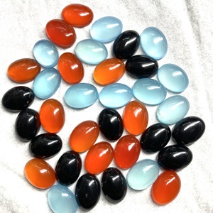 Cuentas de Ágata Pulida Natural Facetada de Gran Calidad, 18x16mm, Diámetro del Agujero 6mm, 6g, para Fabricación de Joyería, Collar DIY, Ónix - Product Image 2