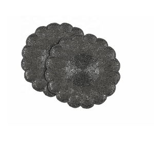 Manteles individuales hechos a mano con cuentas de vidrio redondas, decoración del hogar, mantel decorativo para mesa de comedor - Product Image 1