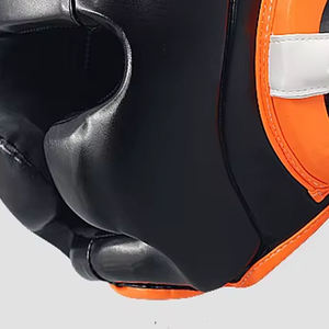 Five B High Quality Genuine Leather Boxing Head Guard Professional Leather Boxing Headgear for Sparring Customized Design & LOGO - Product Image 2