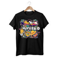 T-shirt graphique Halloween Cosh International, style streetwear, effet délavé et vieilli, imprimé numérique, coupe classique, en tissu épais